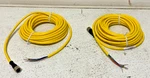 New Lot Of Banner QDE-825D Single Ended Sensor Cable Cordset Female 74C. Fixed Price $100.00.