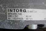 Intorq BFK458-14E 205VDC Brake Only Without Motor (ships From California). Fixed Price $495.00.