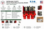 Eaton 17-25771 Generic Switch Base Assembly 30/60A. Fixed Price $117.00.