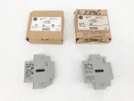 Lot Of 2 New Allen Bradley 100-MCA00 Ser. Auxiliary Contactor Interlocks. Fixed Price $39.95.