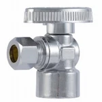 Brass Ball Angle Valve, Quarter Turn, 1/2 X 3/8 In. - FIPA1238Z. Fixed Price $17.31.