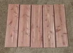 6 Bf Kiln Dried Eastern Red Cedar Aromatic Boards - Pack Of 5. Fixed Price $59.99.