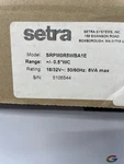 Setra System SRPM0R5WBA1E (brand New) Color White Range +/- 0.5"WC SR#5106544. Fixed Price $800.00.