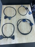 Lot Of National Instruments Cables 186381C-01, 182419C-02, (2) 1833432A-01. Fixed Price $50.00.