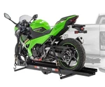 New In Box Black Widow MCC-600 Heavy Duty Steel Motorcycle Carrier With Straps. Fixed Price $389.00.