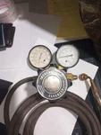 Tescom Model 44-1114-24 Pressure Reducing Regulator With Gauges/hoses. Fixed Price $800.00.