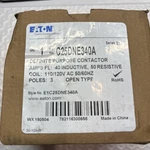 Eaton C25DNE340A Definite Purpose Contactors, 110/120V Ac, 3P, Open Type, New. Fixed Price $35.00.