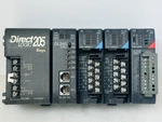 Koyo D2-04B-1 + D2-240 Cpu D2-08NA-1 D2-08ND3 D2-12TA Direct Logic 205 Plc. Fixed Price $311.36.