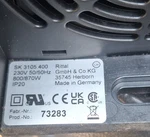 Rittal Sk 3105.400 Industrial Heater 230V 800/870W IP20 Germany. Fixed Price $900.00.