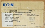 Eaton Cutler Hammer A210M1CACE Size Reversing Starter 120 Vac. Fixed Price $875.00.