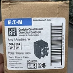 Pack Of Eaton Cutler Hammer BQC250250 50A/50A Quadplex Circuit Breaker New. Fixed Price $149.90.