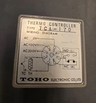 Toho Thermo Controller TCA-170. Fixed Price $250.00.