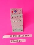 Allen Bradley 193-ED1CP Ser. Overload Integrated Panel/din Rail Range 1-5. Fixed Price $55.00.