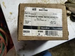 Square D Size 00 Starter 220/240V 8536 SA011 V03 Series New In Box. Fixed Price $117.02.