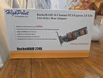 Highpoint Rocketraid 2740 Pci-express Ii To Sas Host Adapter Excellent. Fixed Price $80.00.
