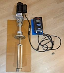 Pope 4" Wiped Film Drive: Bodine 3/8HP Gearmotor + Kb Genesis Vfd Wiper Shaft. Fixed Price $2099.00.