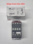 Abb Contactor 9A Pole 24-60V Ac/dc Coil Din Rail 1NO Aux AF09ZB-30-10RT. Fixed Price $42.99.