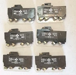 6 Pc F10NOCL Auxiliary Contact Pilot Duty Telemecanique Gould Ite. Fixed Price $22.00.