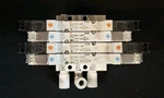 Smc VVQZ1000-10A-5 Manifold & (2) VQZ1251-5M, VQZ1351-5M, And VQZ1251-5L01. Fixed Price $79.99.