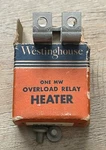 Westinghouse BM27 Overload Relay Heater New Box. Fixed Price $8.00.