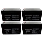 4X 12V 7AH Battery Compatible With HR9-12 SLA1075 GP1270F2 WP7-12. Fixed Price $174.56.